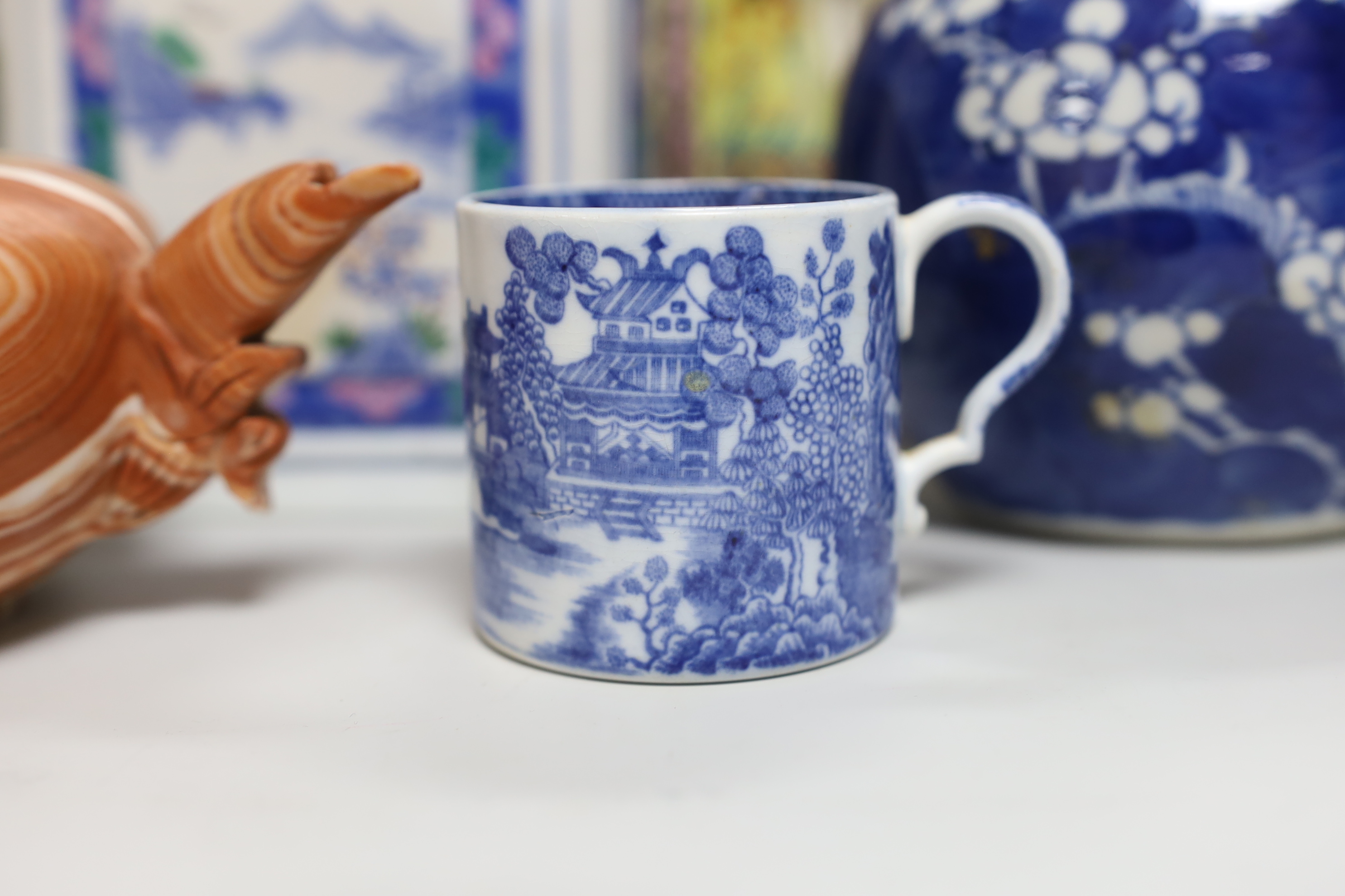A quantity of 20th century Chinese ceramics. Tallest 31cm